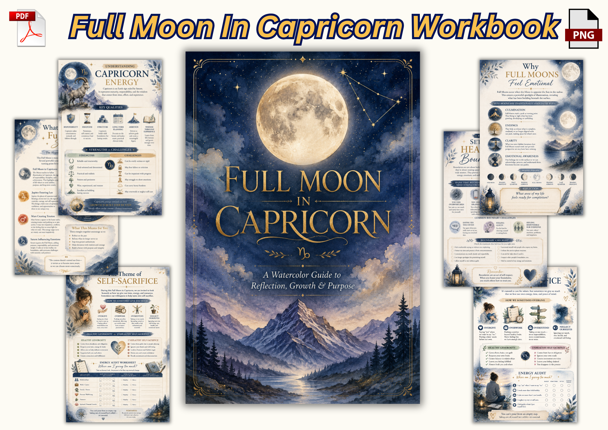 Full Moon in Capricorn Workbook