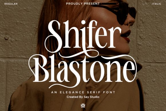 Shifer Blastone Fuentes Serif Fuente Por SayStudio