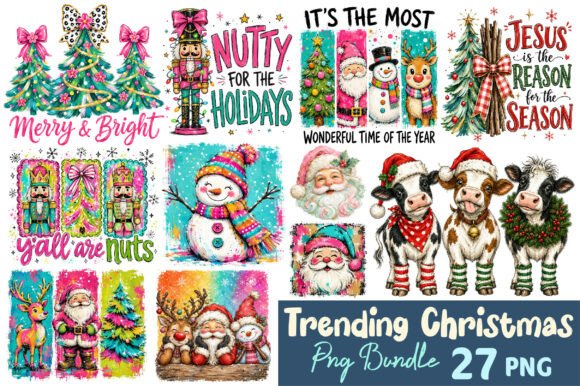 Trending Christmas Png Bundle