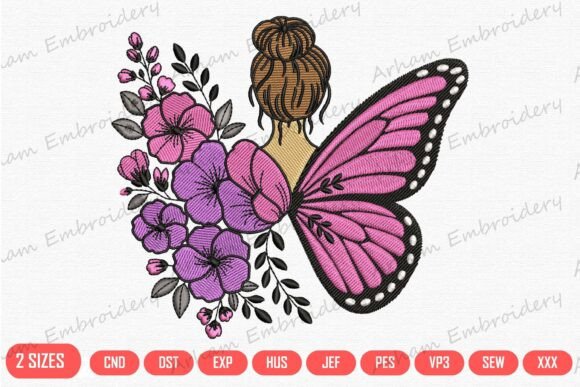 Butterfly Fairy Girl