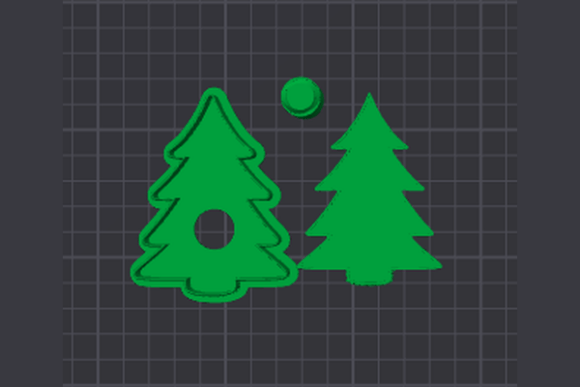Christmas Tree Cake Pop Mold STL Files - 3D Printable Holiday Treats - Image 3