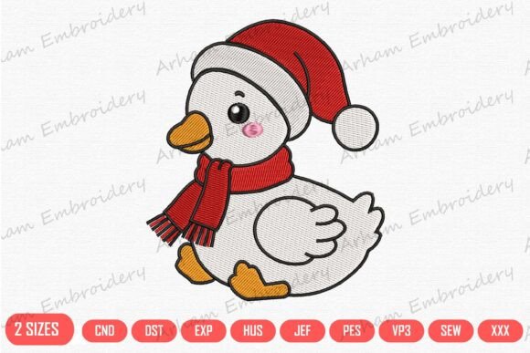 Cute Christmas Duck