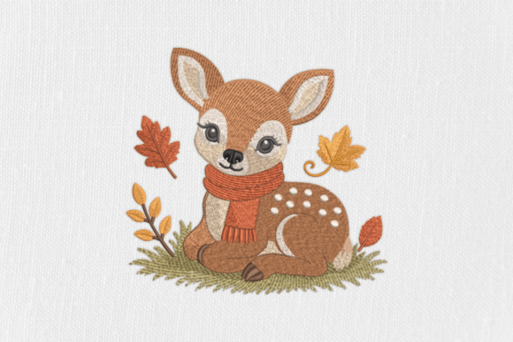 Cute Wildlife Embroidery Pattern