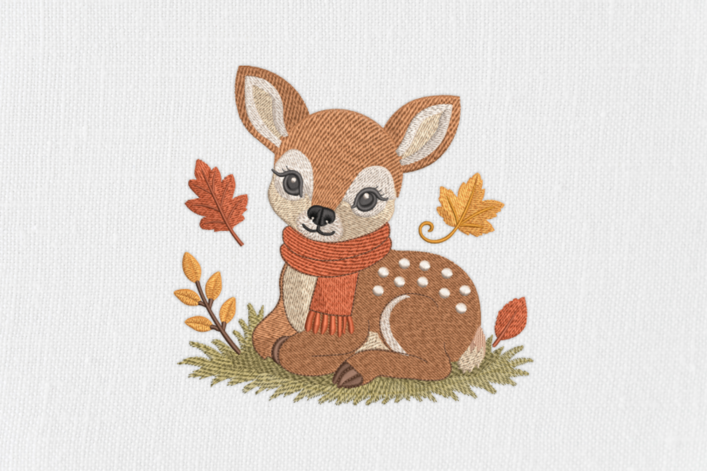 Cute Wildlife Embroidery Pattern