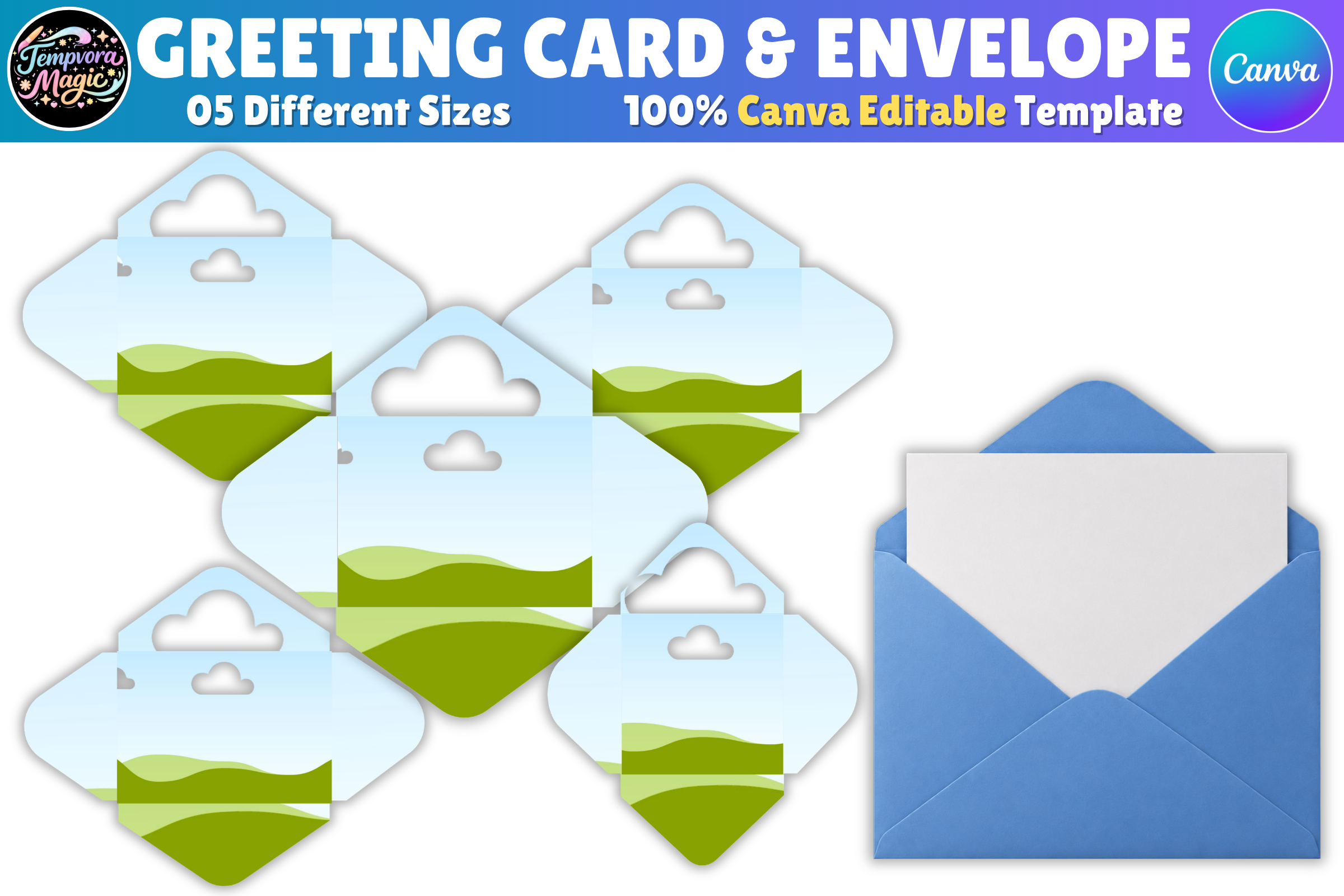 Greeting Card & Envelope Template