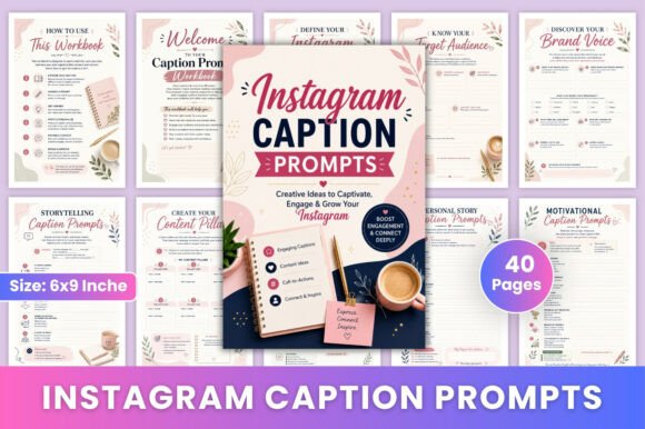 Instagram Caption Prompts Graphics