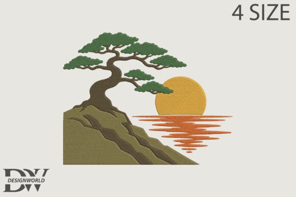 Nature Embroidery Design