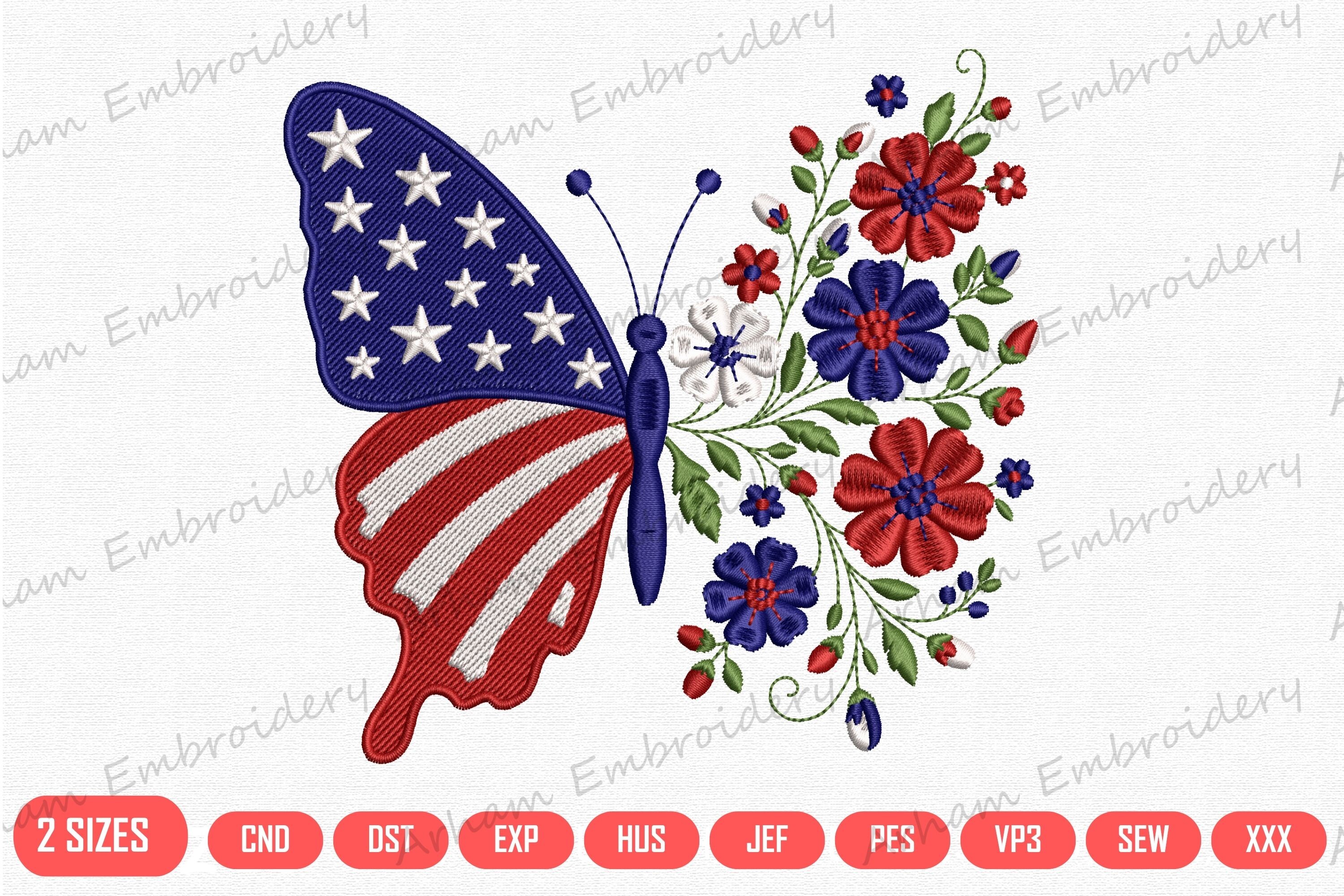 Patriotic Butterfly