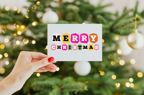 Pink Christmas Font - photo 2