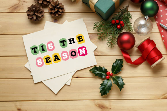 Pink Christmas Font - photo 3
