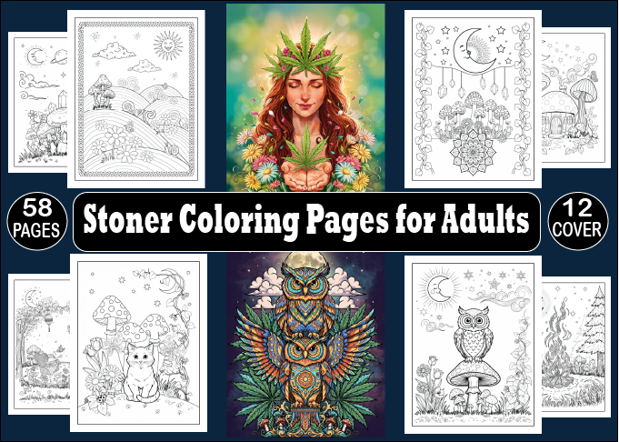 Stoner Coloring Pages for Adults