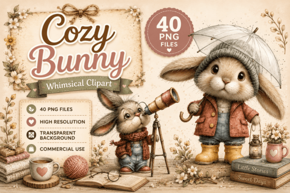 Whimsical Autumn Ferret Clipart Graphic by Leafra Studio · Creative Fabrica
