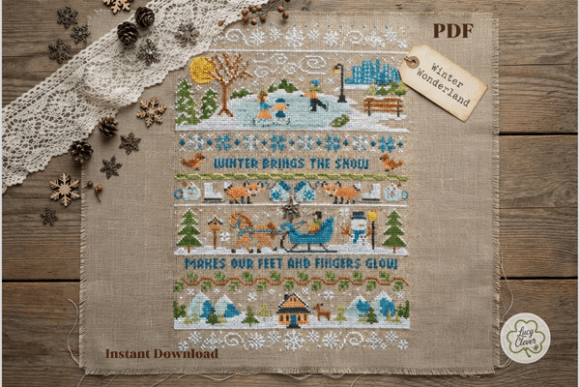 Winter Wonderland Cross Stitch Pattern