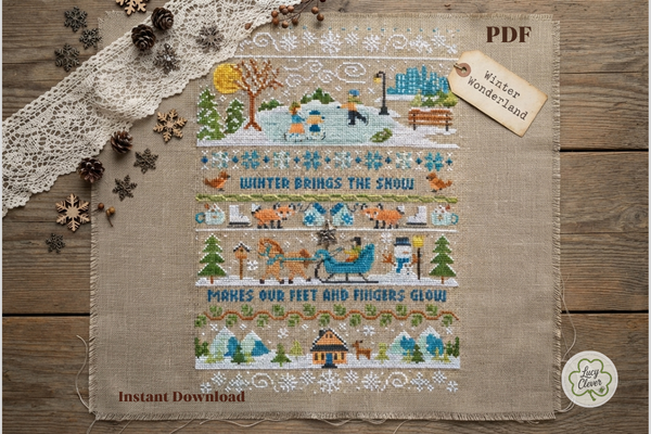 Winter Wonderland Cross Stitch Pattern