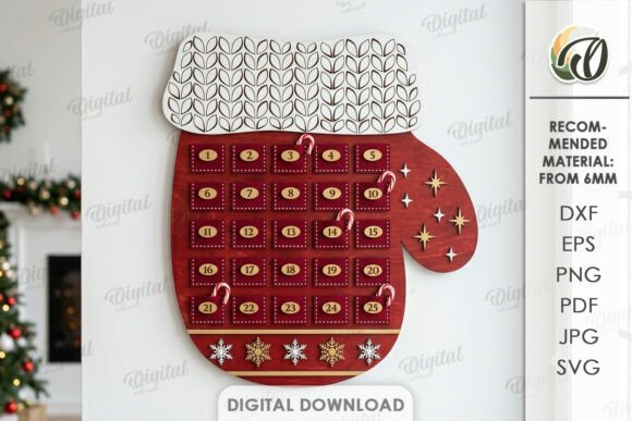 Advent Calendar Base Laser Cut Laser Cutting