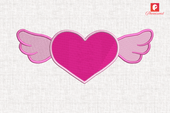 Breast Cancer Pink Heart Wings