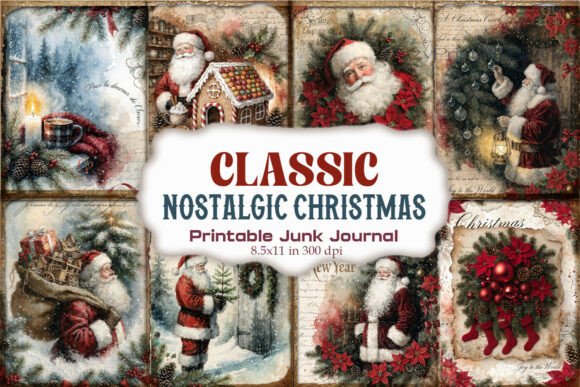Classic Nostalgic Christmas Junk Journal