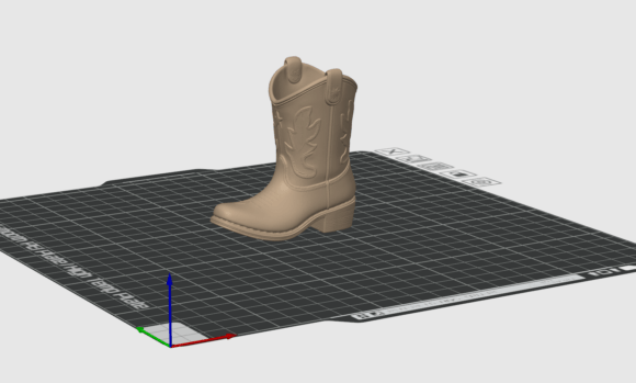 Cowboy Boot Pen Holder STL | Western Desk Organizer for 3D Printing - Image 4