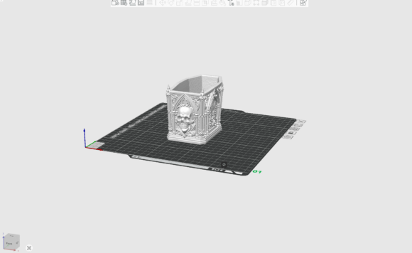 Gothic Skull Pen Holder STL | Dark Fantasy 3D Printable Desk Organizer - Image 2