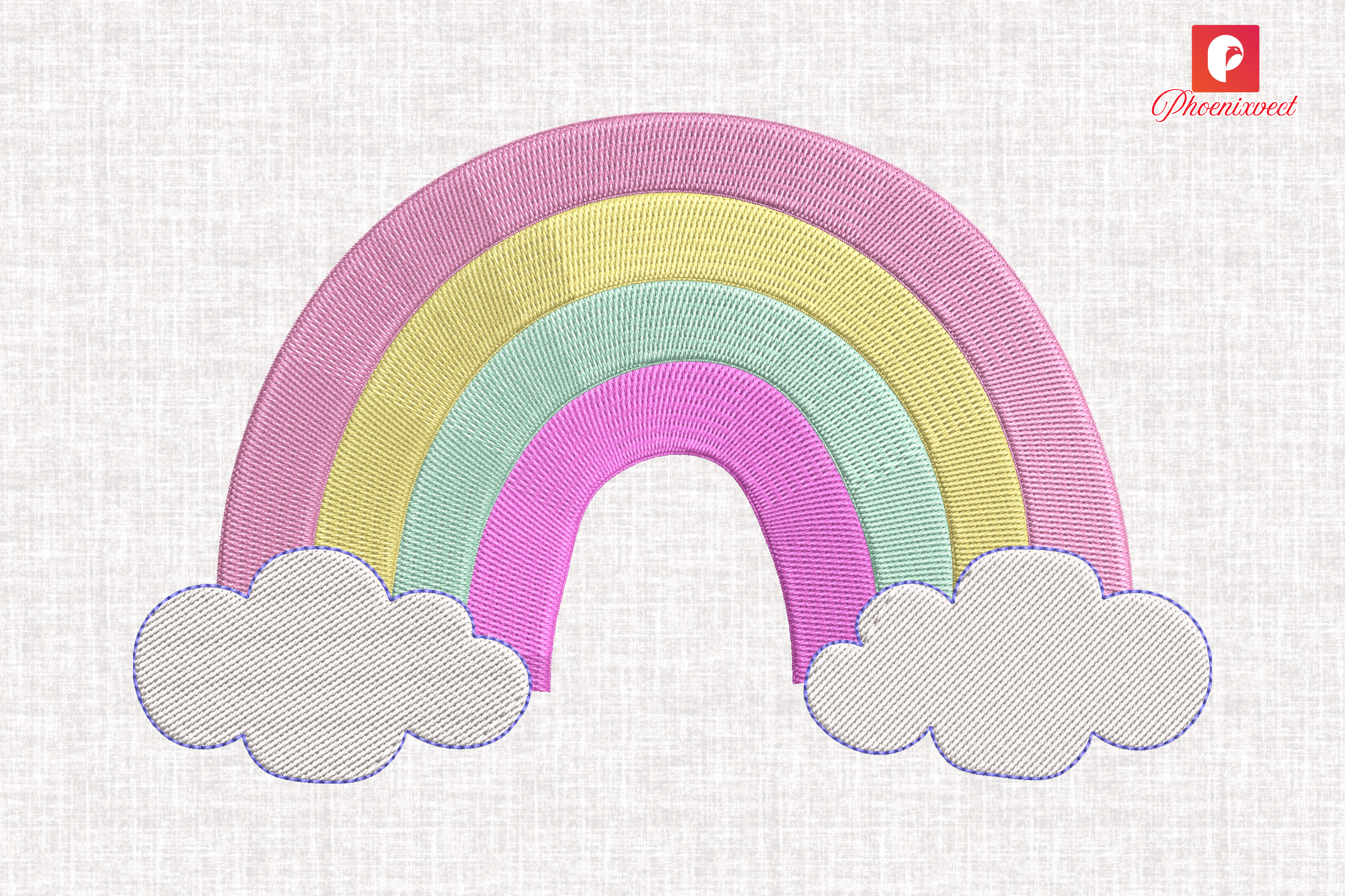 Pastel Rainbow Clouds