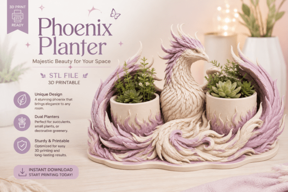 Mermaid Trinket Dish STL | 4 Compartment Jewelry Organizer - Image 14