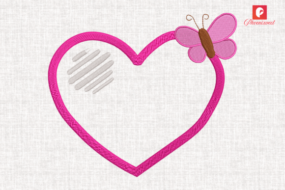 Pink Butterfly Heart Breast Cancer