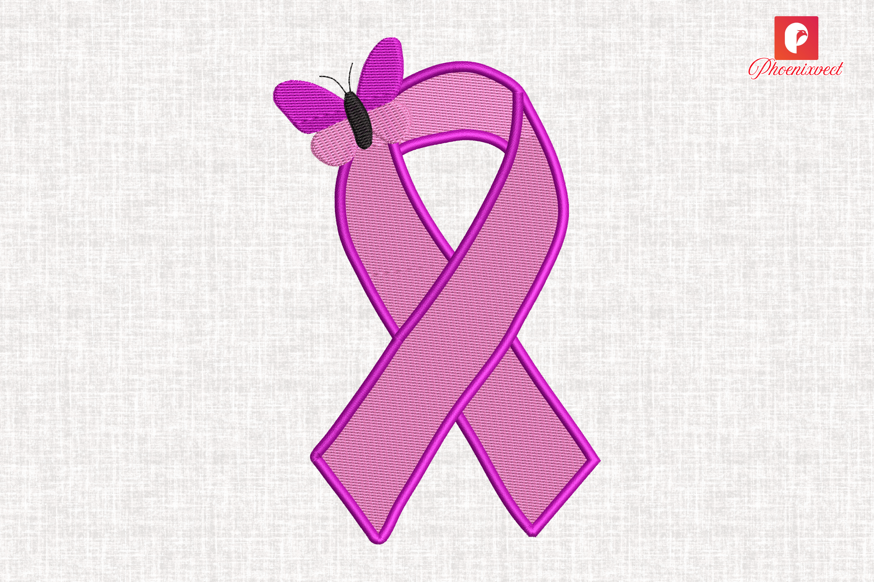 Pink Ribbon Butterfly Breast Cancer