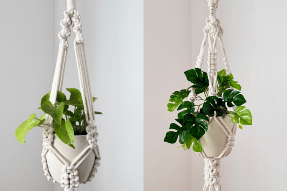 SET of 2 Macrame PLant Hanger Patterns