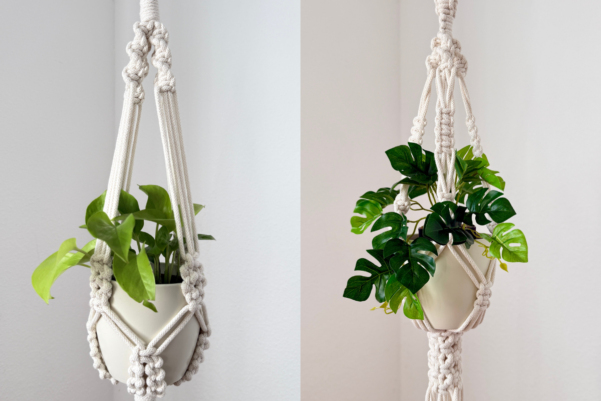 SET of 2 Macrame PLant Hanger Patterns