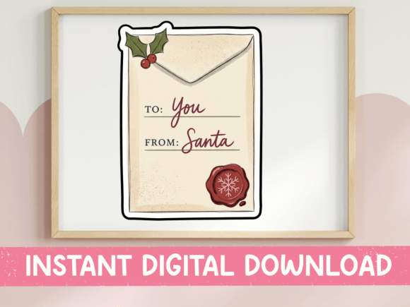 To You from Santa Letter Envelope