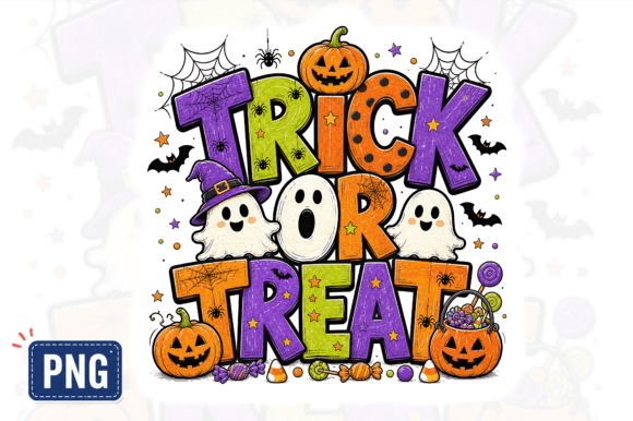 Trick or Treat Halloween PNG