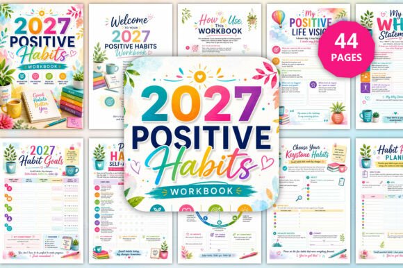 2027 Positive Habits Workbook