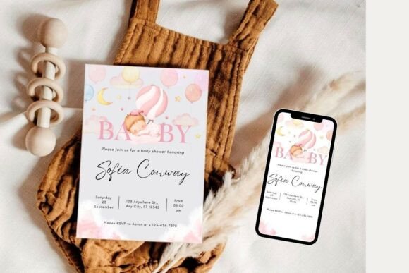 Baby Shower Invitation Template 13