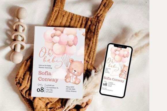 Baby Shower Invitation Template 16
