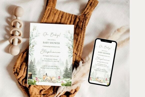 Baby Shower Invitation Template 20