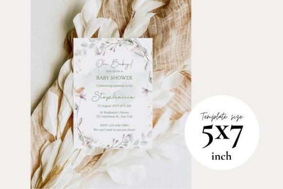 Baby Shower Invitation Template 21