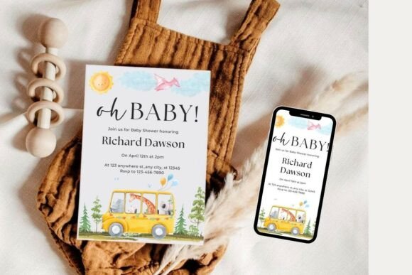 Baby Shower Invitation Template 44
