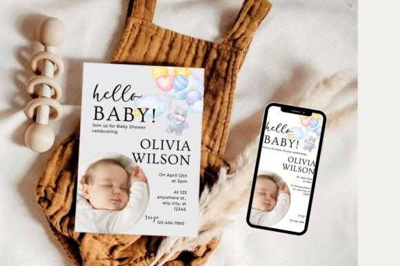Baby Shower Invitation Template 88