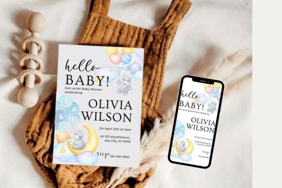 Baby Shower Invitation Template