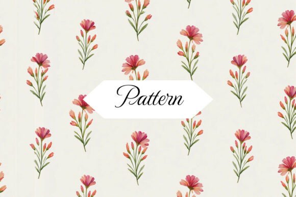 Blush Florals, Repeatatable Pattern PNG