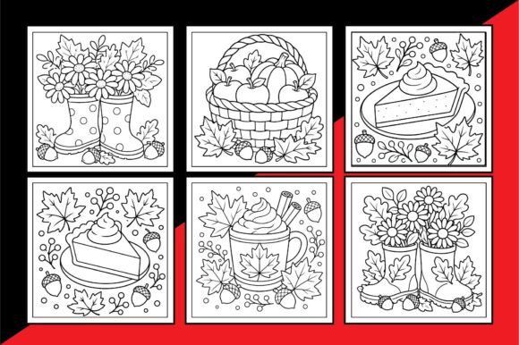 Bold & Easy Fall Vibes Coloring Book