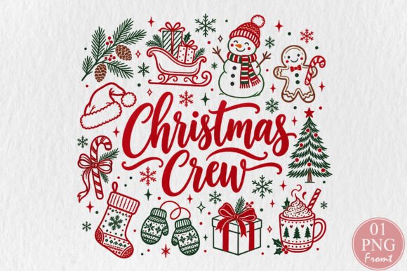 Christmas Crew Sublimation PNG