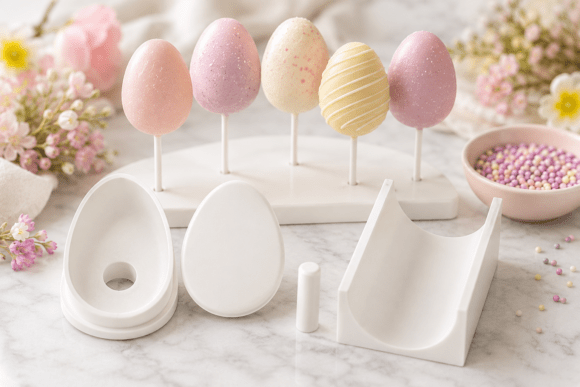 Pinecone Cake Pop Mold STL Files - Woodland Winter Treats - Image 16