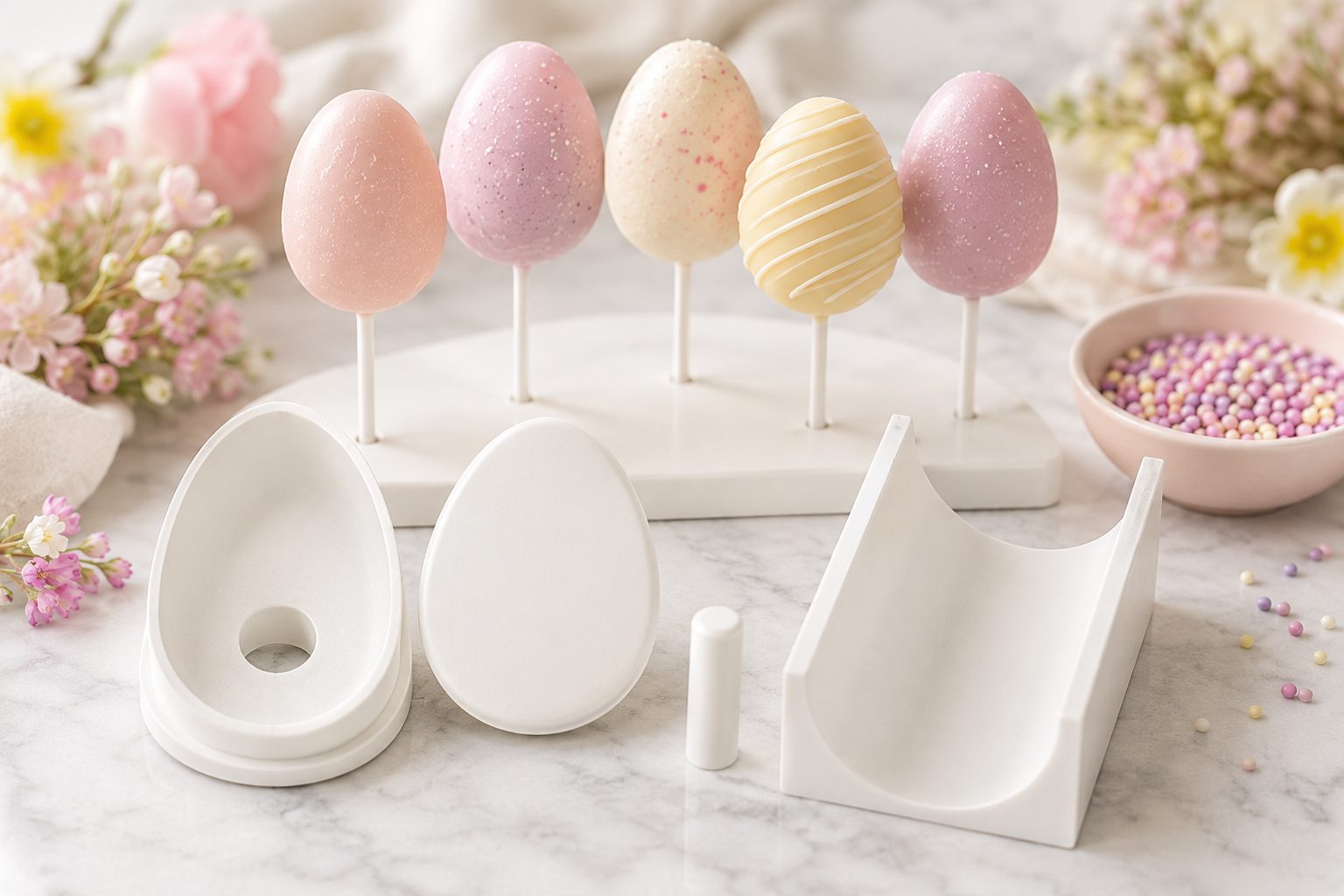 Egg Cake Pop Mold STL Files - Easter & Spring Treats - Image 6