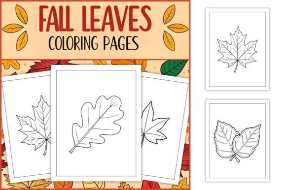 Fall Leaves Coloring Pages for Kids