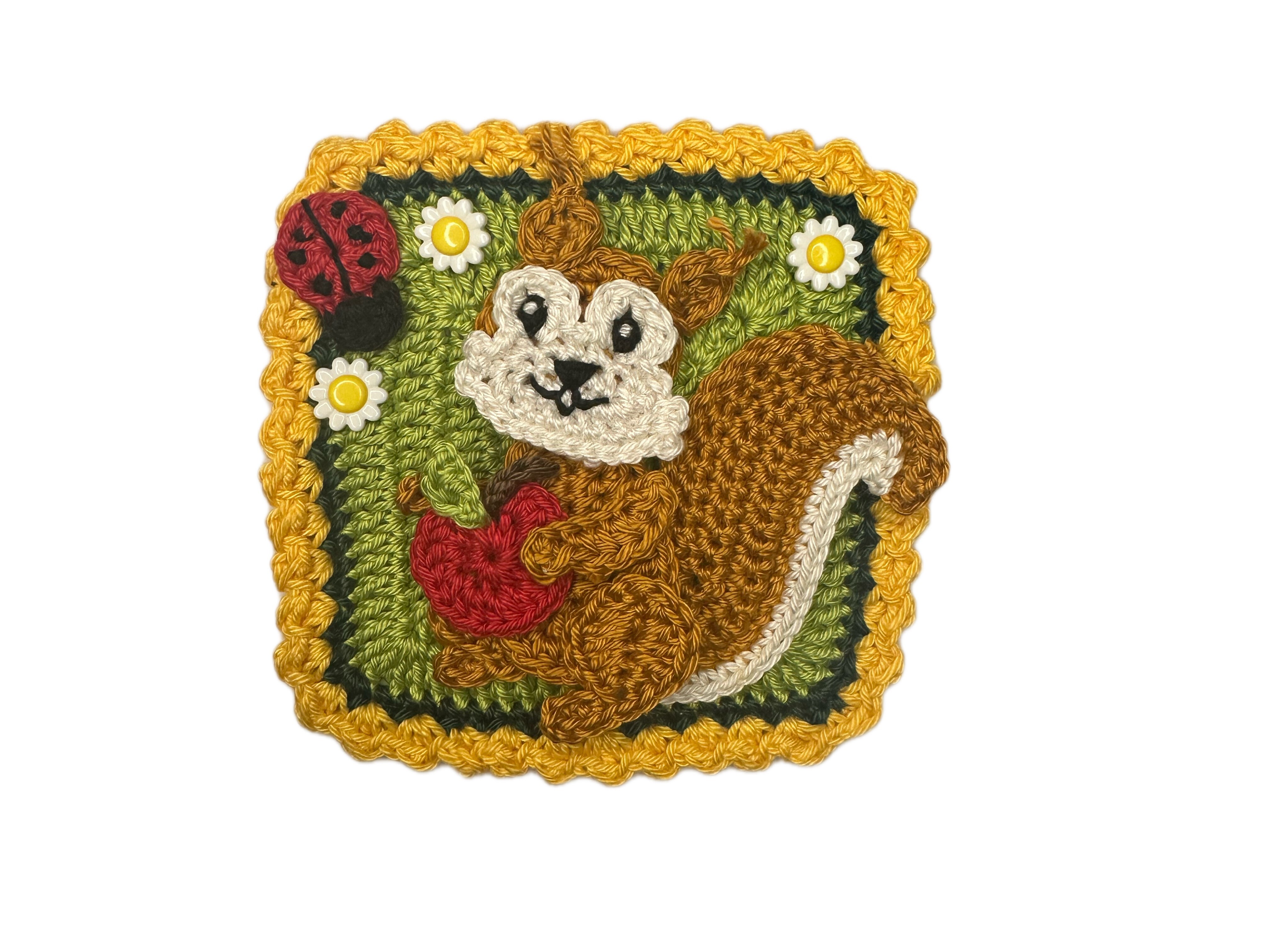 Granny Square Squirrel Corchet Pattern