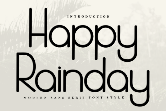 Happy Rainday Sans Serif Font By Inermedia STUDIO