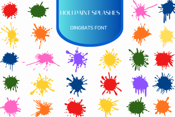 Holi Paint Splashes
