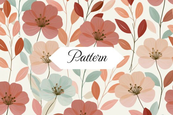 Peachy Rose Florals, Digital Art, PNG