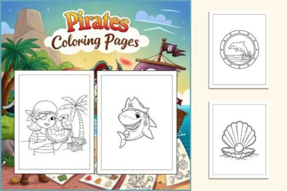 Pirates Coloring Pages for Kids